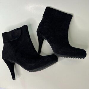 Nwot Pablo Garcia Suede Heeled Boots 38